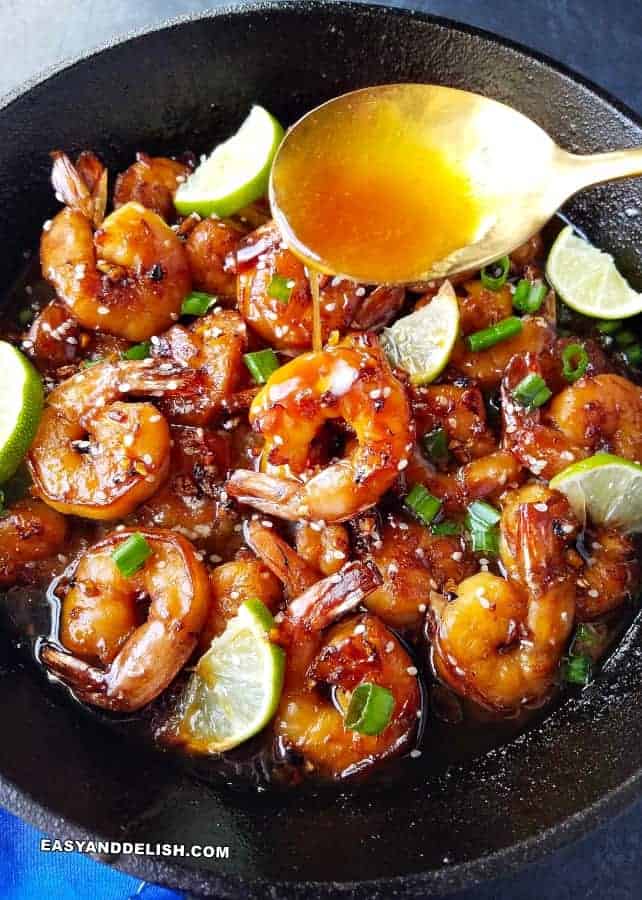 Easy Skillet Buttery Honey Garlic Shrimp: 15-Minute Dinner